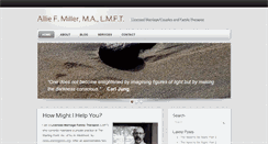 Desktop Screenshot of amillerlmft.com